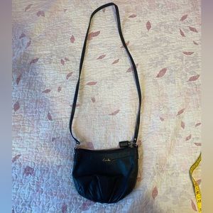 Coach Leather Crossbody in Black